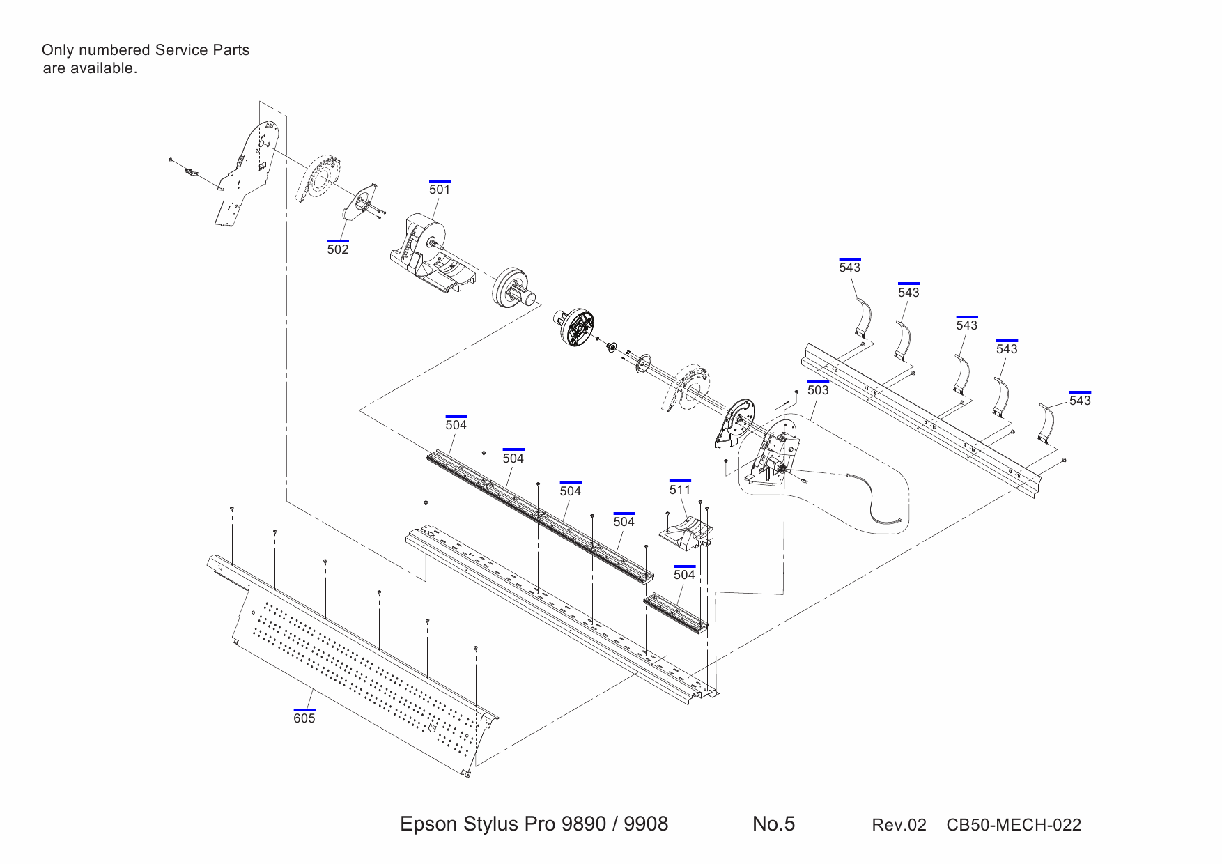 EPSON StylusPro 9890 9908 Parts Manual-6